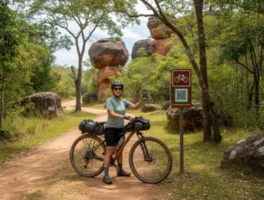 Sinalização Física e Digital para Cicloturismo Autoguiado na Rota dos Tropeiros do Paraná